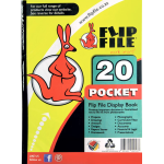 Kangaroo A4 20 Pocket Flip File